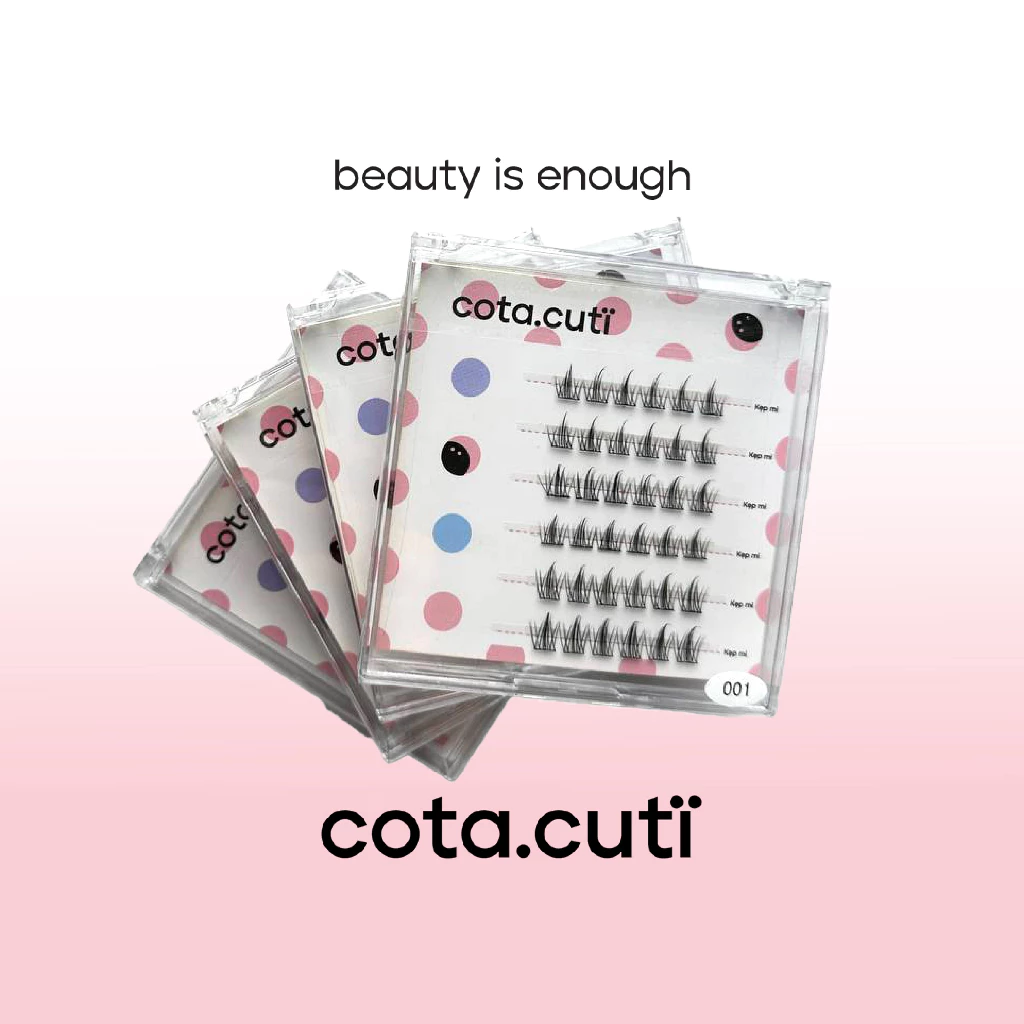[cota.cuti x Veebong] Mi Giả Cota.Cuti Sẵn Keo, Tái Sử Dụng Nhiều Lần