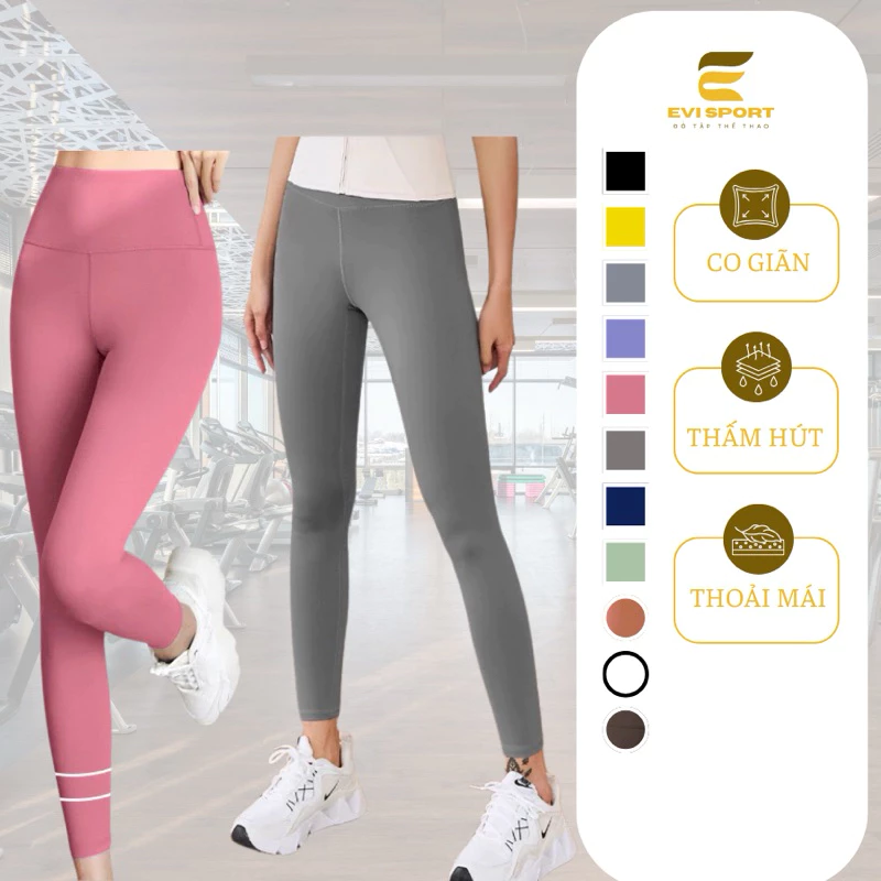 Quần dài lulu tập Gym Yoga Chạy bộ Thể thao hàng QC