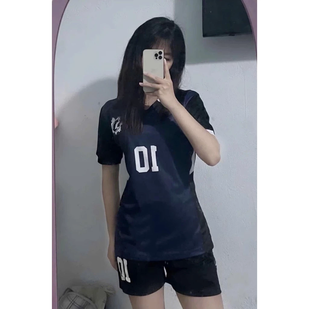 Bộ quần áo bóng chuyền nam nữ thiết kế MÀU XANH THAN, áo bóng chuyền, thể thao size từ 40-80kg