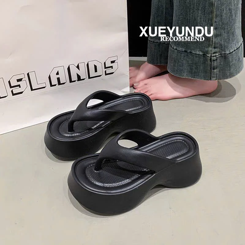 Dép Tông Kẹp Xỏ Ngón ,Thời Trang Biển Cao 6 cm Du lịch Tắm Biển Đẹp ,Xinh