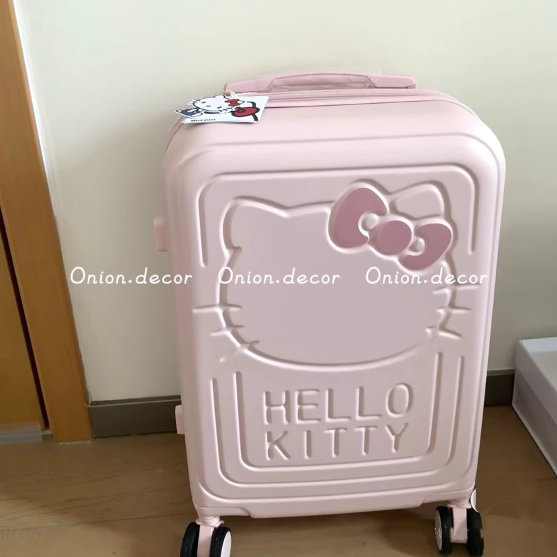 Vali du lịch hellokitty hồng size 20/24/26 khoá mật mã