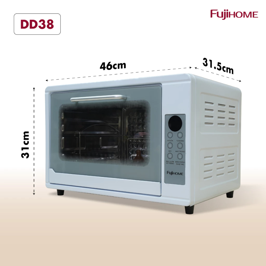 Tủ sấy đa năng 38L FUJIHOME DD38 công nghệ Uvc Led