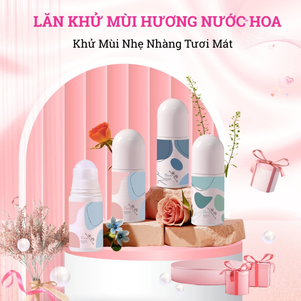 Lăn Khử Mùi Hương Thơm Lâu Dài Chống Mồ Hôi Khử Mùi Hôi Dưới Cánh Tay Dạng Lăn Khử Mùi Hiệu Quả.