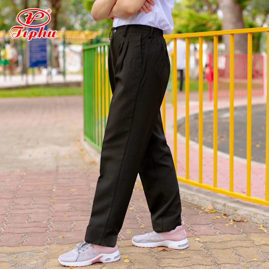 Quần dài lưng chun học sinh Amazing, phong cách Baggy, Unisex, dây kéo trước, bigsize đến 150kg
