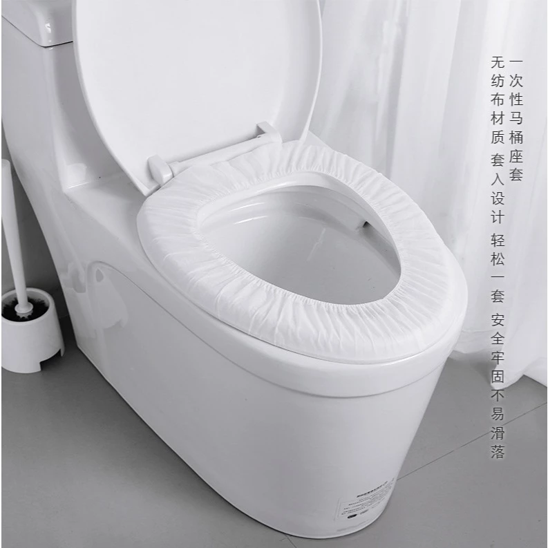 Miếng Lót Bồn Cầu Dùng Một Lần, Vải Lót Bồn Cầu Nhà WC Không Dệt Không Thấm Nước Du Lịch Tiện Dụng