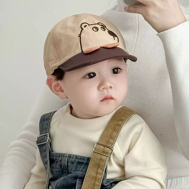 Nón Chống Nắng Trẻ Em Nhanh Khô Mũ Bé Xuân Hè Mỏng Mềm Mũ Lưỡi Trai Dễ Thương Trai Bé Gái Mũ Bóng Chày
