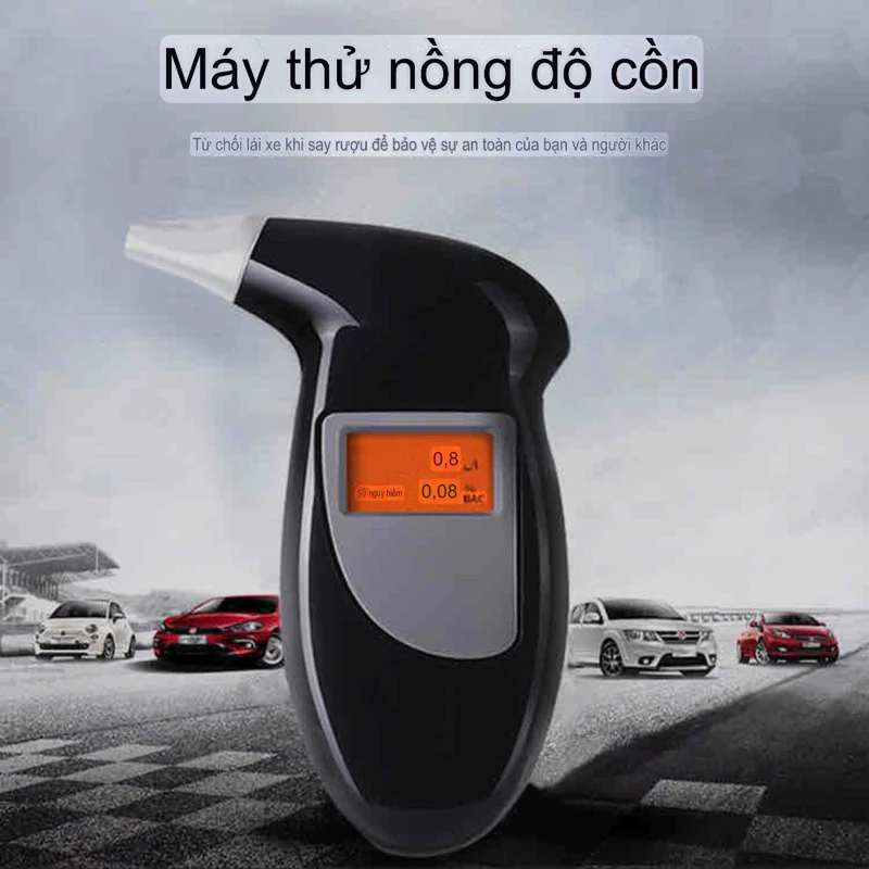 Máy Đo Nồng Độ Cồn Mini Cầm Tay – Hàng Nhập Khẩu, Chính Xác 99,99%, Được Cấp Chứng Nhận RoHS – Dễ Dùng, Gọn Nhẹ