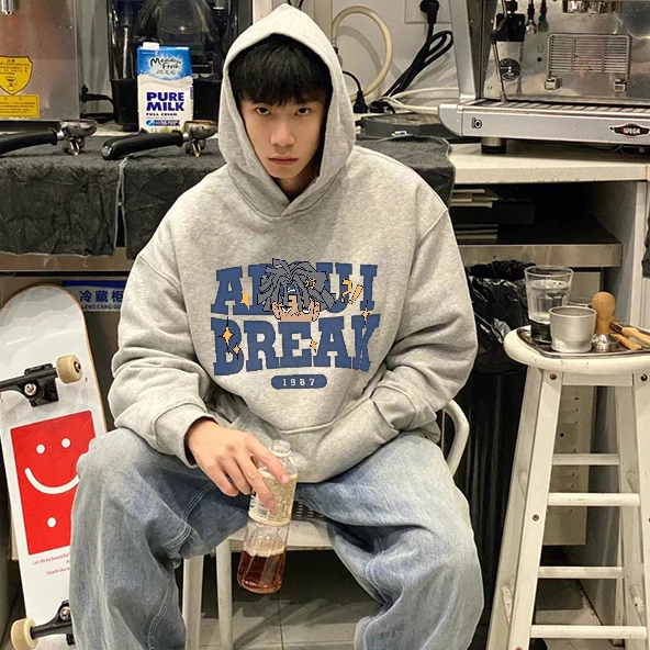 Áo Khoác Hoodie UNISEX In Chữ 1987 nam nữ mặc đều đẹp