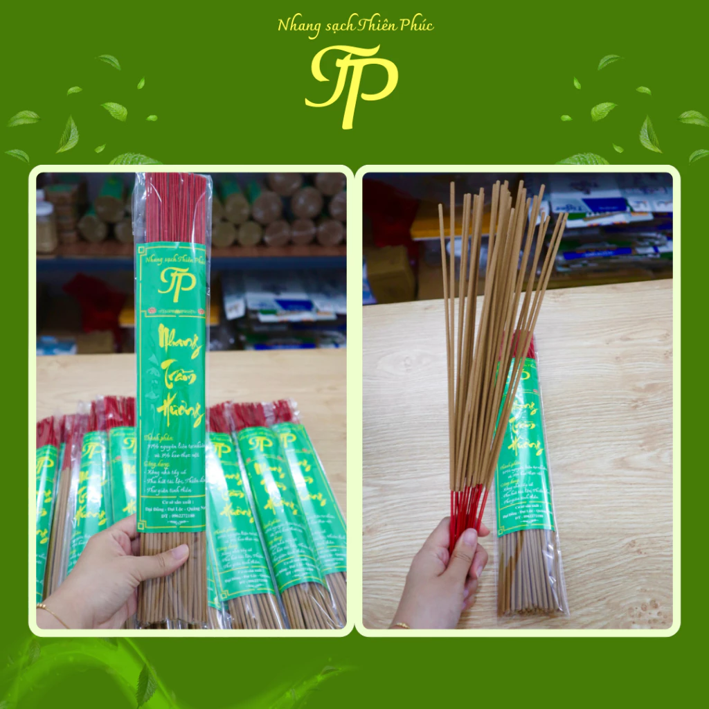 Nhang trầm hương Thiên Phúc 40cm 100g ( Loại trung - 50 cây )