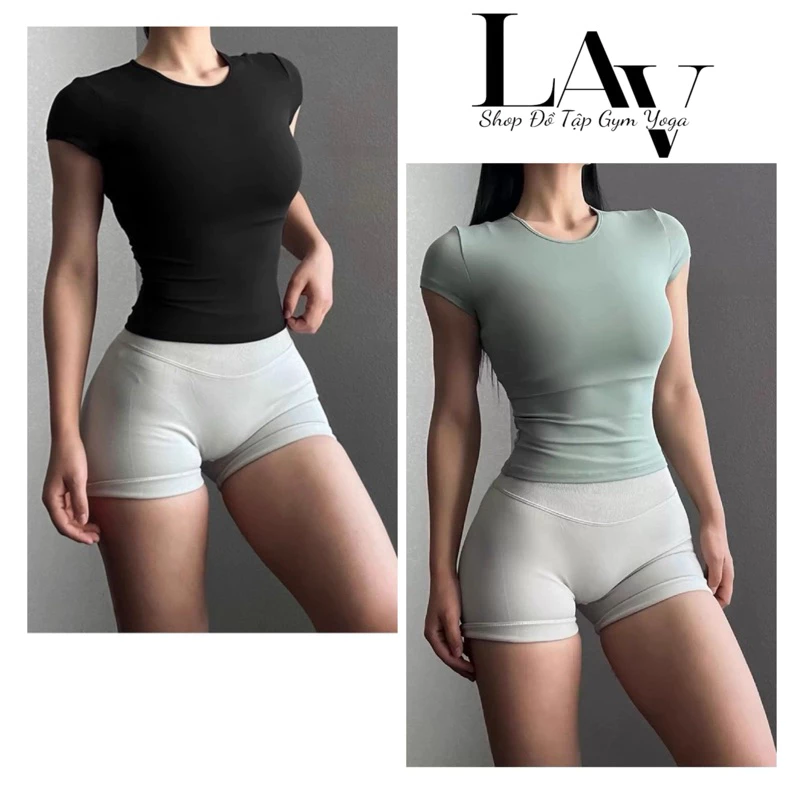 Áo tập gym yoga, áo thun thể thao bó sát chạy bộ tập luyện thoáng khí - LAV Activewear/TX42008