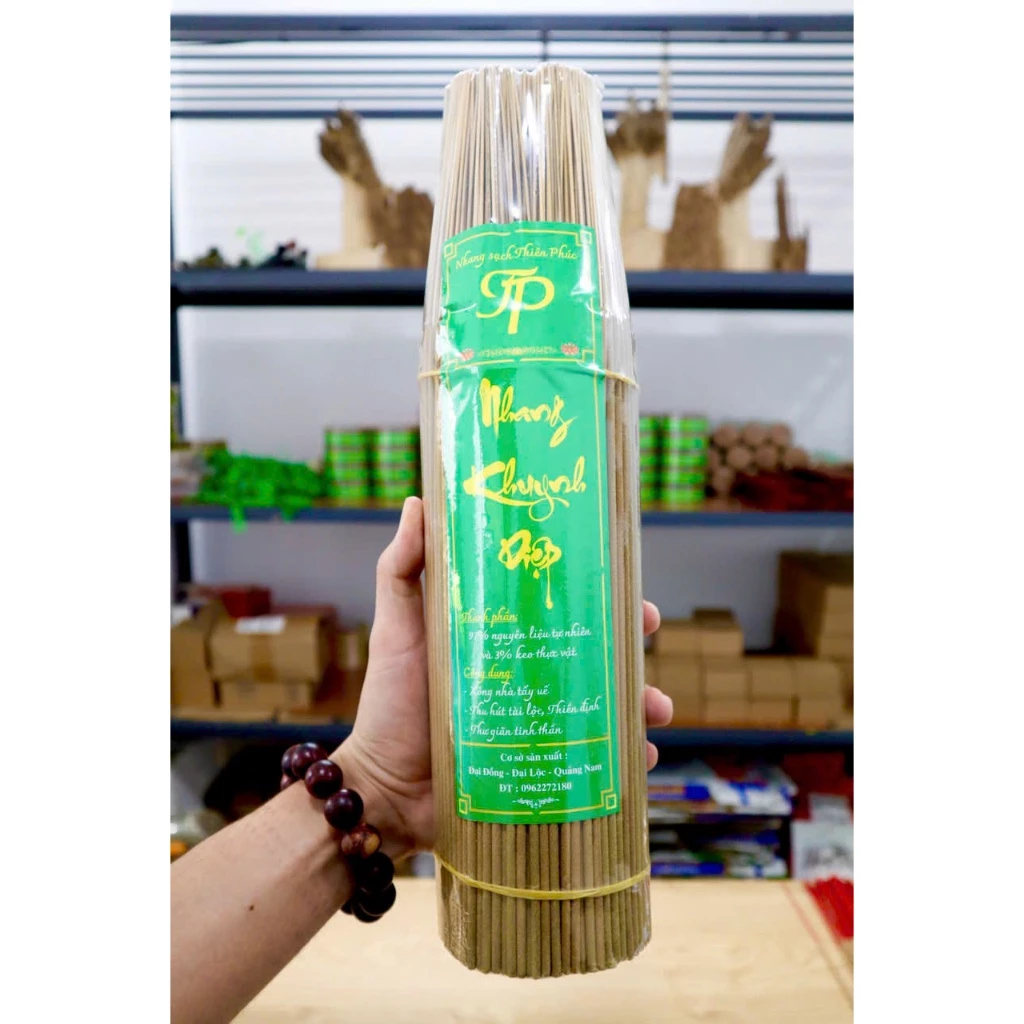 1Kg Nhang Khuynh Diệp hương thơm thanh mát dễ chịu - Nhang sạch Thiên Phúc