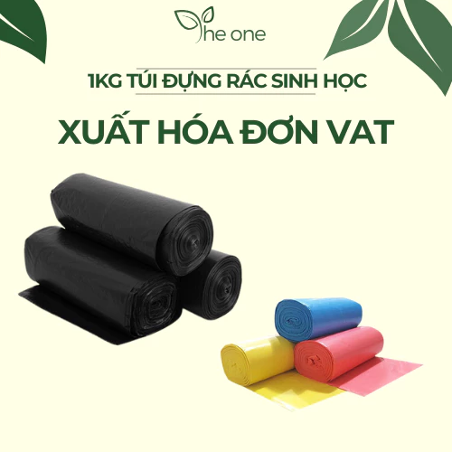 Set 3 cuộn túi rác tự hủy, Túi đựng rác sinh học, làm từ nhựa pp, dày dặn k rỉ nước.
