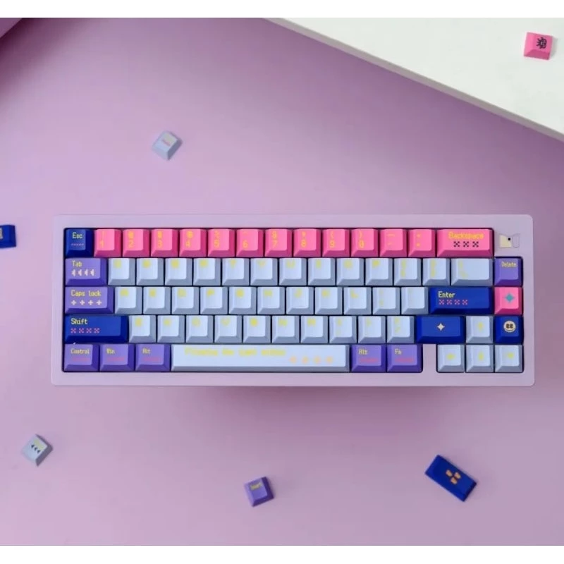 Game Girl keycap nữ tính phong cách, cherry PBT cho bàn phím
