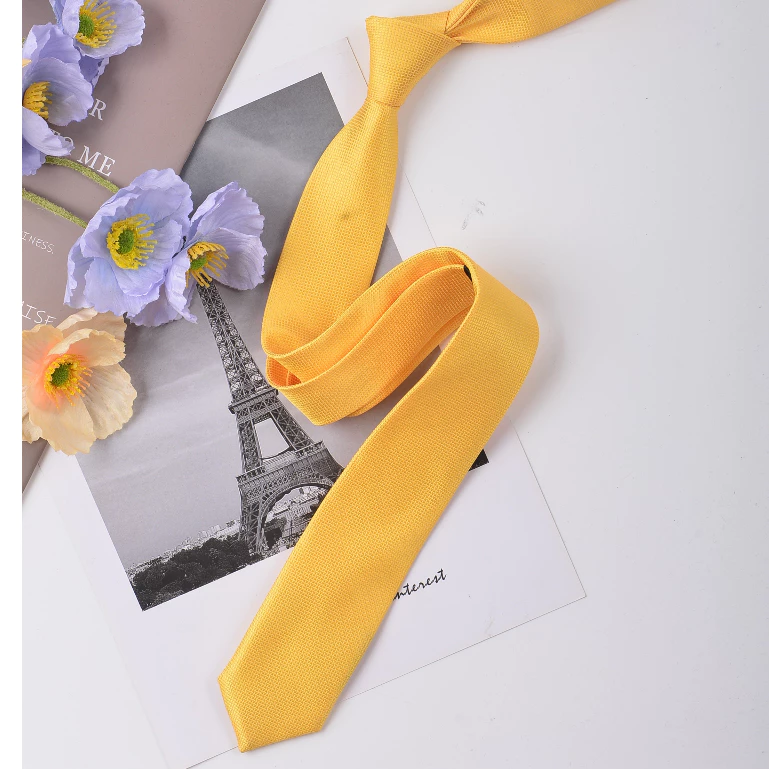 Cà vạt nam - cavat lụa sần bản nhỏ 5cm
