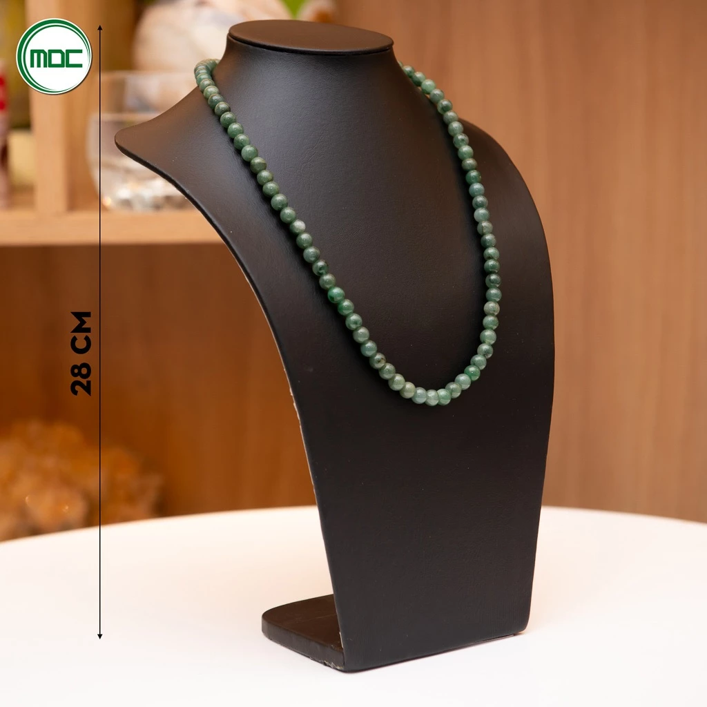 Tượng Cổ Da Trưng Bày Dây Chuyền Vòng Cổ Trang Sức