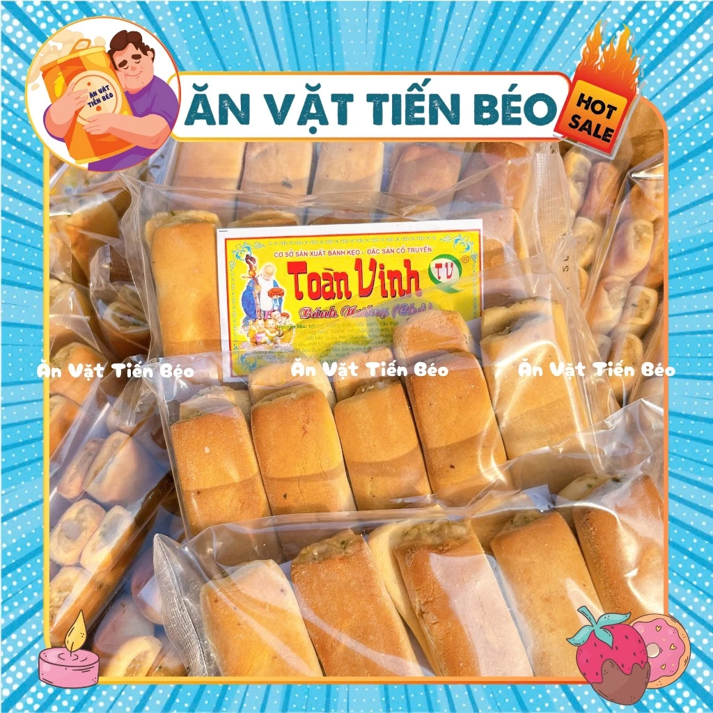 Bánh Chả Lá Chanh Cổ Truyền Đặc Sản Hà Nội Toàn Vinh (GÓI 10 CHIẾC), Bánh Chả Hà Nội Truyền Thống