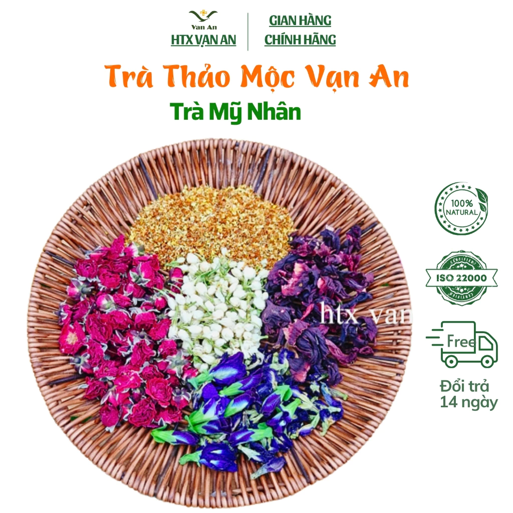 Thanh Hoa Trà Dưỡng Nhan, Thanh Lọc cơ thể, Giữ dáng, Đẹp Da - HTX Vạn An