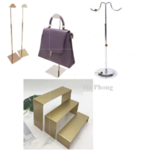 Móc Treo Túi Xách, Cây Treo Túi Để Bàn Đế Inoc