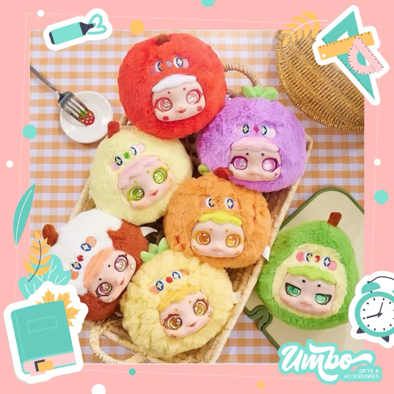 BLIND BOX TRÁI CÂY BÔNG MÓC KHOÁ ĐÁNG YÊU CHÍNH HÃNG