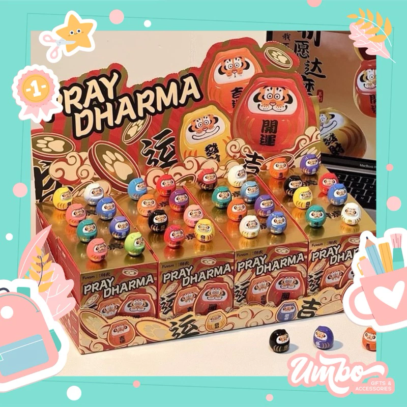 FINISM | BLINDBOX PRAY DHARMA HỔ BÉO MINI CẦU PHÚC MAY MẮN
