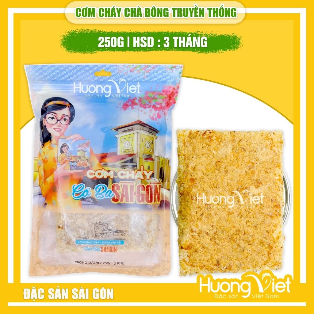 Cơm cháy chà bông giòn ngon hút chân không, cơm cháy chà bông Sài Gòn, Đặc sản Sài Gòn