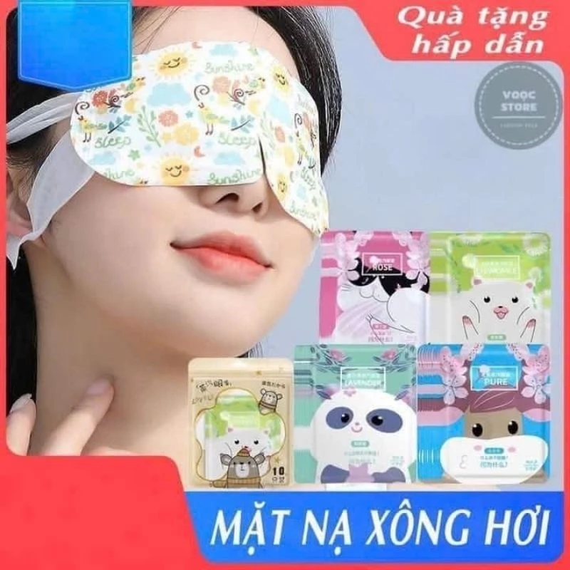 🔥combo 100 miếng Nạ Mắt nhiệt chườm nóng thảo dược 🔥Nạ Mắt Thảo Dược