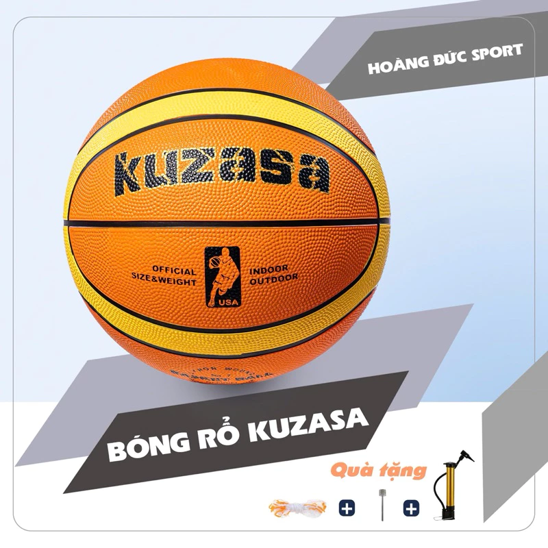 Bóng rổ số 7,6,5,3 Kuzasa tiêu chuẩn thi đấu cho mọi lứa tuổi