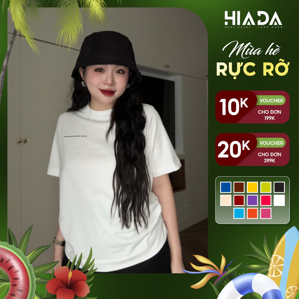 Áo thun nữ Babytee HIADA T-shirt Version 2 - In cao thành, gấu áo bản to cao cấp [HIADA 23]