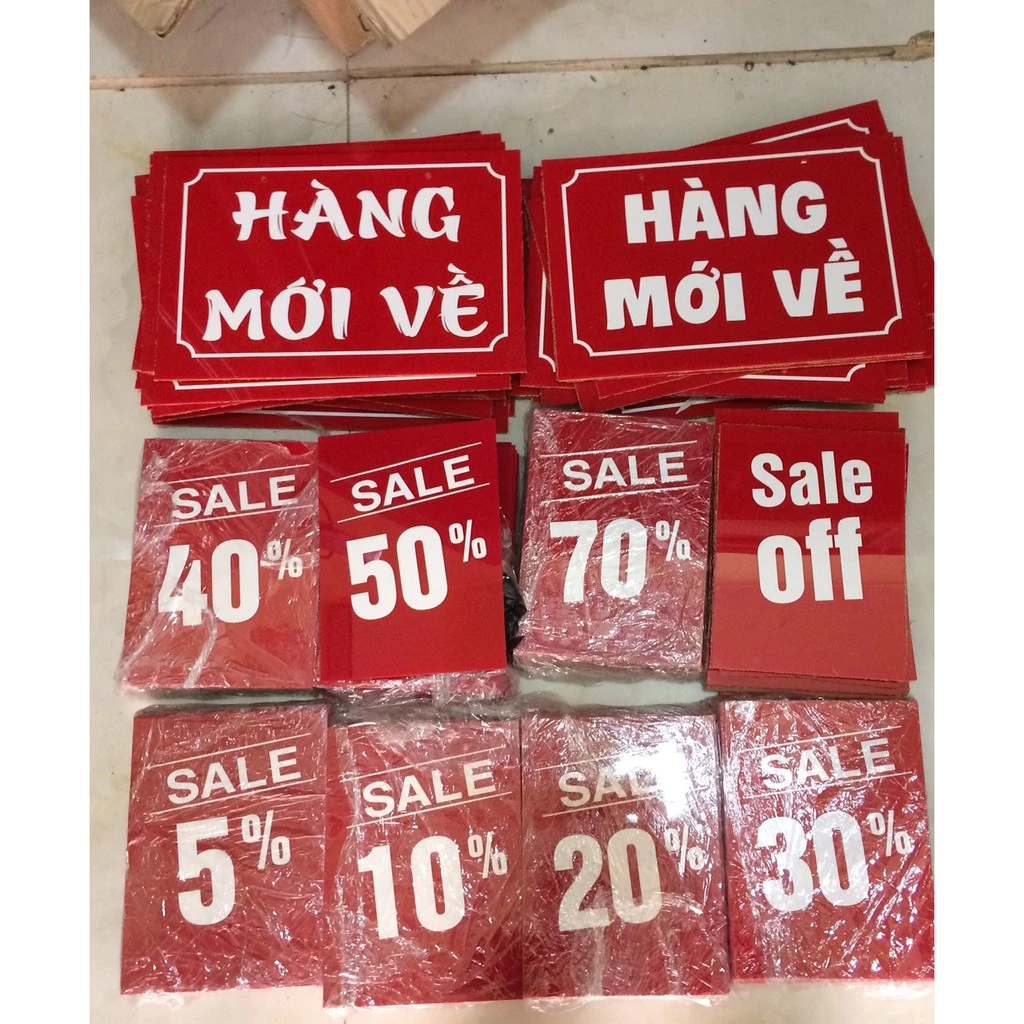 Bảng Quảng Cáo, Bảng Giảm Giá Chất Liệu Mika Cao Cấp
