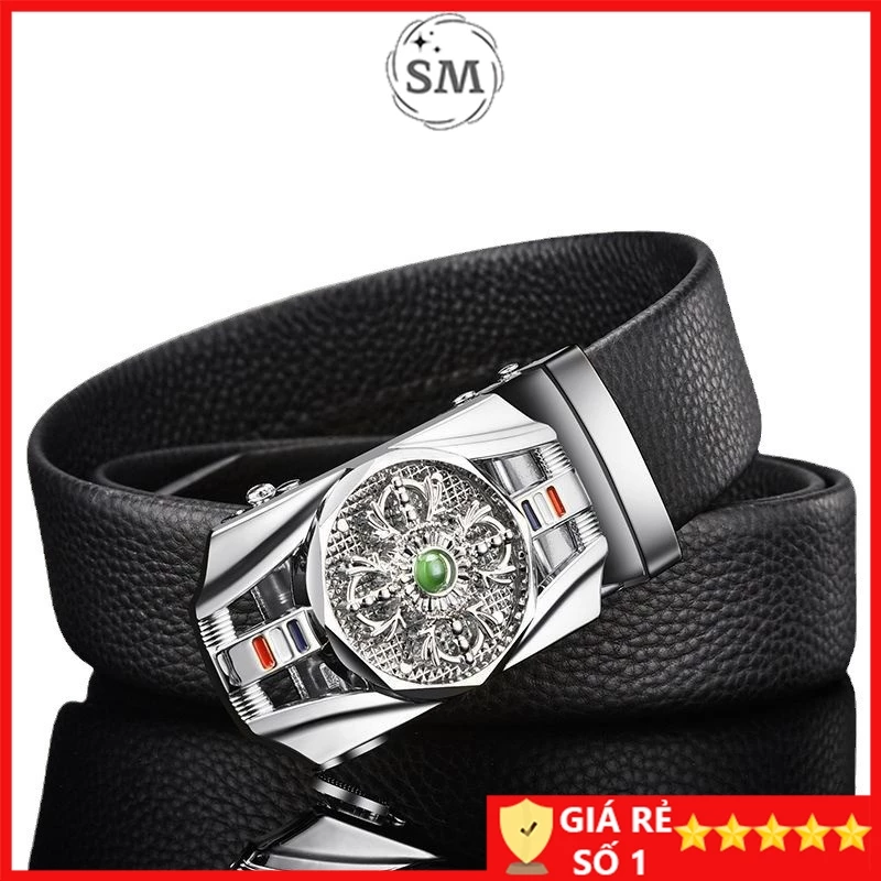 Dây lưng nam mặt xoay 360 Thắt lưng nam khóa tự động thời trang cao cấp XT5