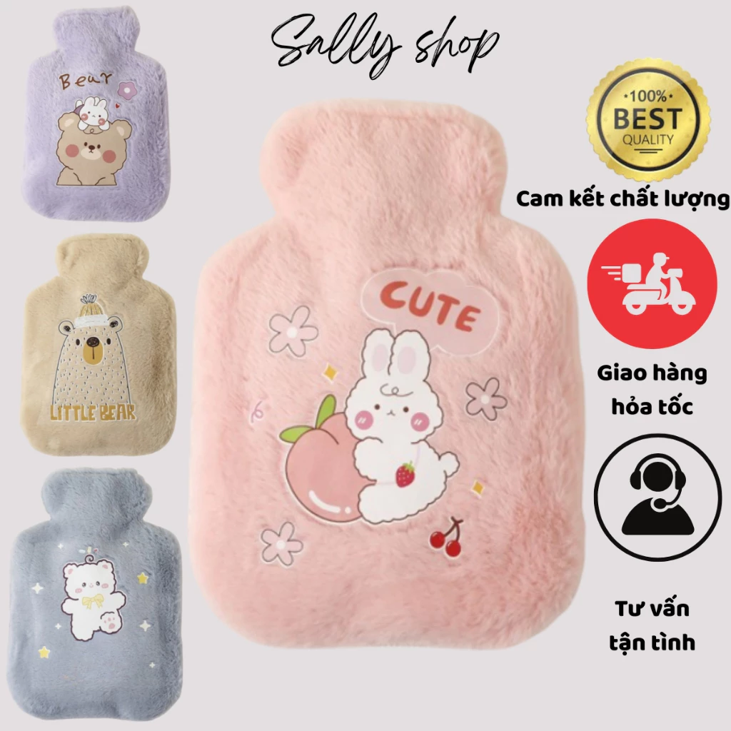 Túi Chườm Giữ Nhiệt Nóng Lạnh Nhiều Mẫu Dễ Thương Tiện Lợi 03-TL -PTK Shop