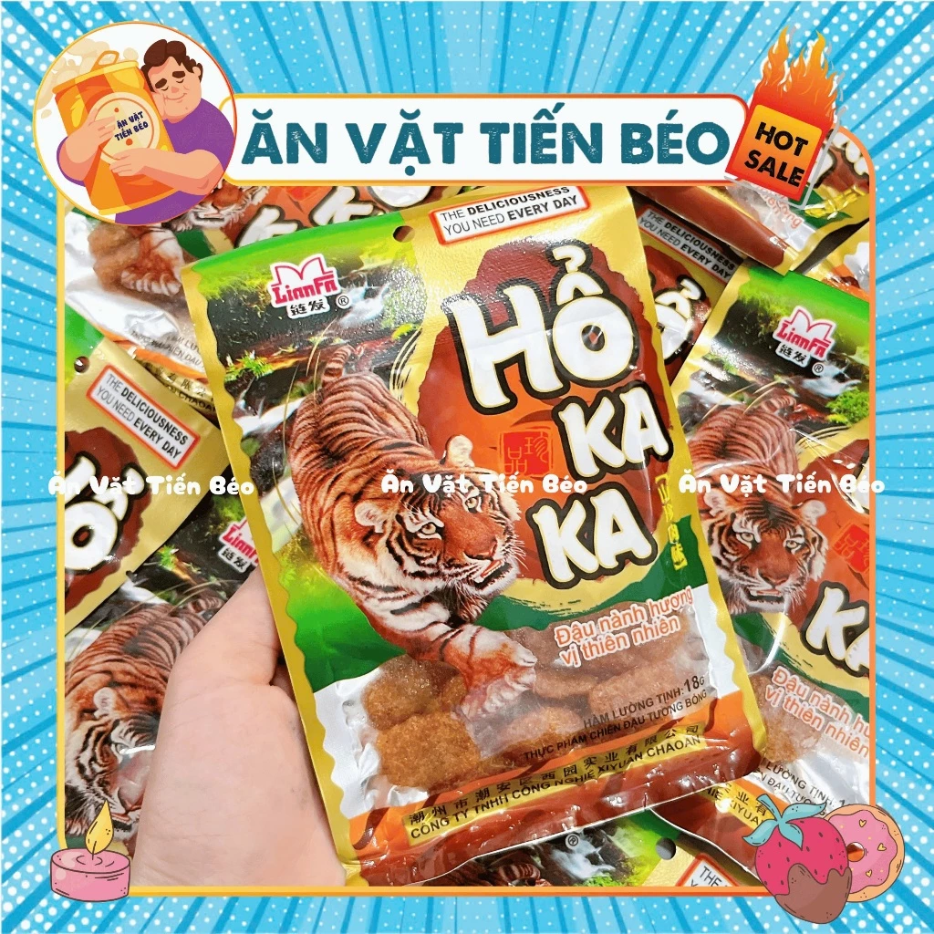 [10 GÓI] Snack Hổ KaKa Chua Cay Trẻ Em Snack Que Cay, đồ ăn vặt tuổi thơ cổng trường