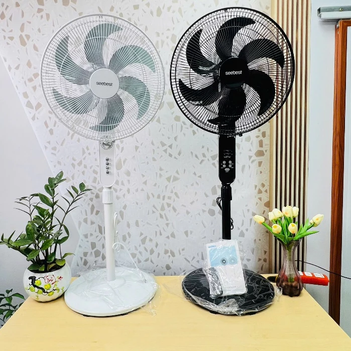 Quạt cây seebest điều khiển công suất 60w, động cơ đồng, vòng bi, bảo hành 3 năm