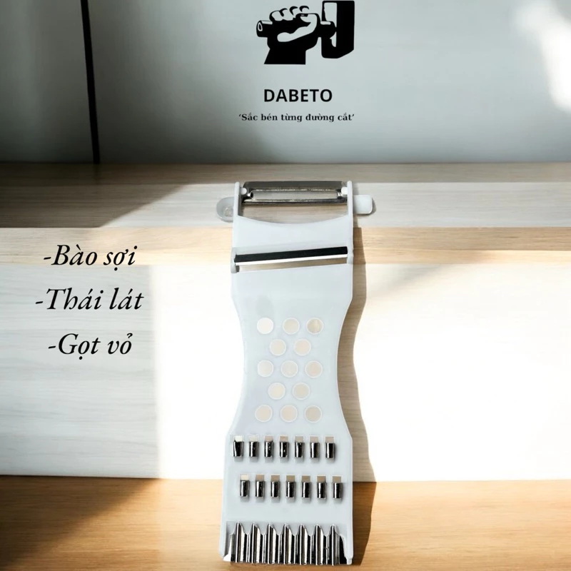 Dụng Cụ Bào Gọt Rau, Củ Quả DABETO Đa Năng Bằng Nhựa Tạo Hình Món Ăn Thêm Sinh Động