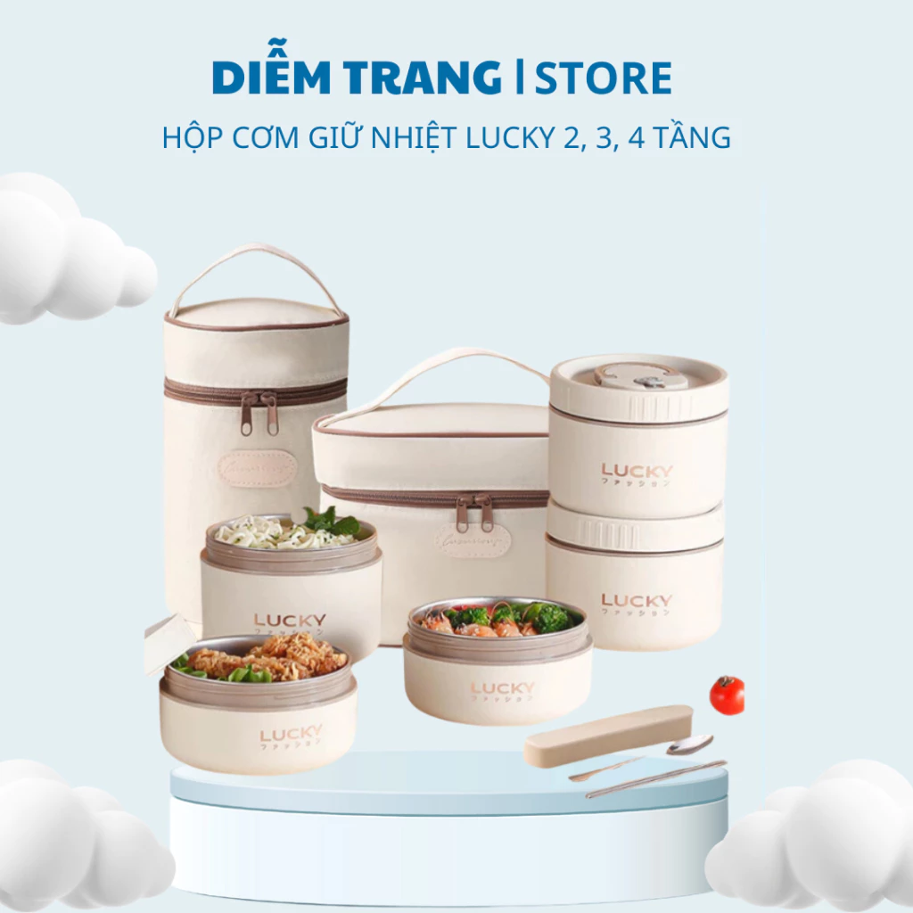 Hộp Đựng Cơm Văn Phòng Chính Hãng 3 Tầng Inox 304 Chống Gỉ Siêu Bền ( Mẫu Mới Nhất )