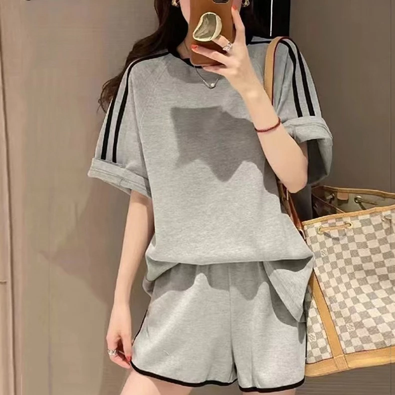 Set Đồ Nữ Nhiều Phân Loại Protex Chất Tổ Ong Gạo Form Rộng Thoáng Mát Bộ Thể Thao Nữ Mùa Hè B2