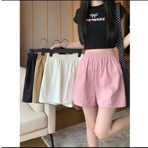 Quần Short phong cách Hàn Quốc (QUẦN Short VÂN MÂY ) dáng rộng cạp chun M10201
