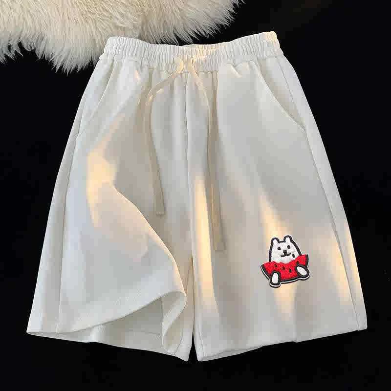 Quần short nam nữ hình cún dưa hấu dễ thương - Maylinhshop - Phong cách trẻ trung, mặc thoái mái