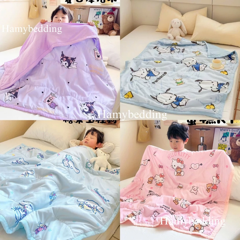 Chăn Cotton đũi dễ thương cho bé, chăn cho bé đi học kích thước 1mx1m5 , được chọn mẫu
