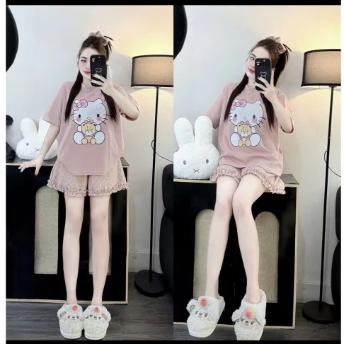 Sét bộ ĐÙI MÈO phong cách Hàn Quốc CAMASTORE M8968