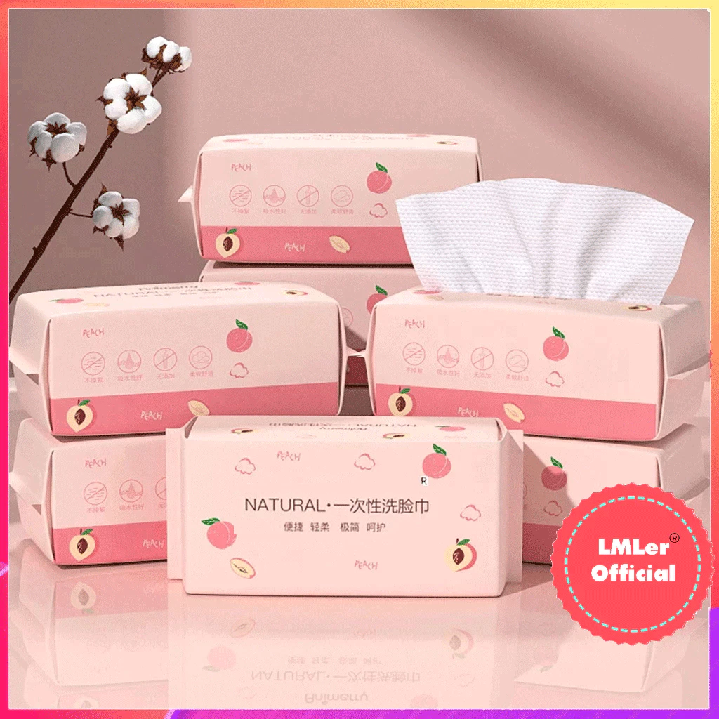 [Dạng Rút] Khăn lau mặt dùng 1 lần dạng rút 50m Aninerry mới P0455
