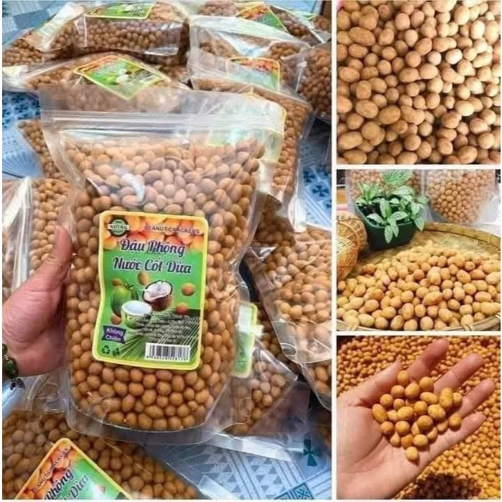 500Gr Đậu phộng da cá vị nước cốt dừa giòn, thơm loại 1