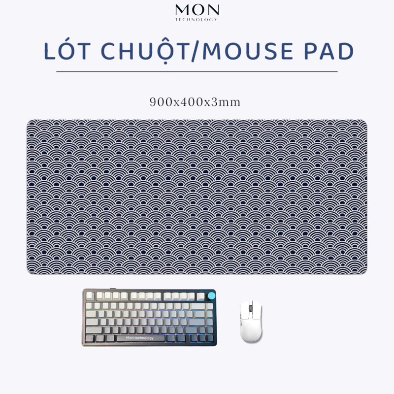 [Sẵn hàng] Tấm lót chuột cỡ lớn 900x400x3mm