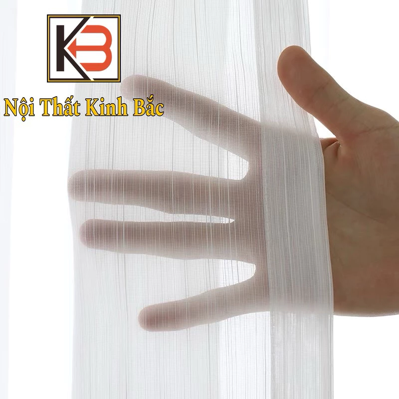 Rèm Voan KB01 Cao Cấp – Dùng Cho Rèm 2 Lớp, Trang Trí Spa, May Theo Size