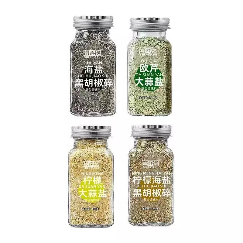 Rau mùi tây bột muối tỏi hạt tiêu đen muối biển chanh rau mùi tây nghiền bít tết mì Ý phức tạp gia vị