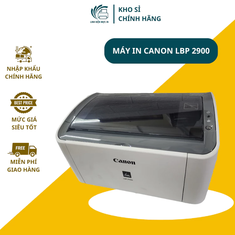 Máy in canon LBP 2900/3000  độ mới cao mực in mượt mà tặng kèm phụ kiện và hộp mực mới