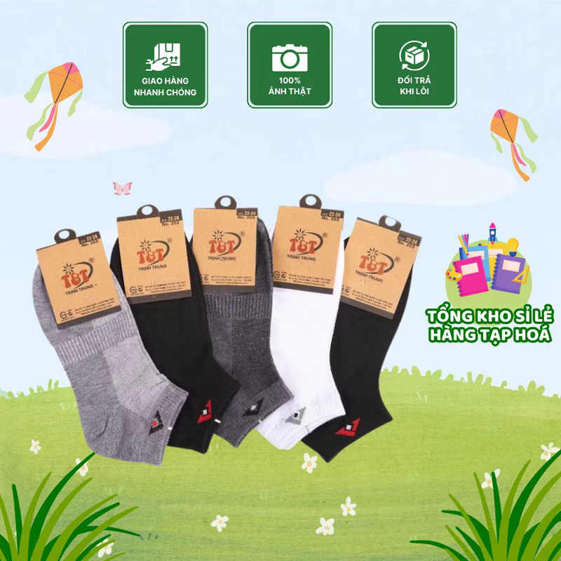SỈ 10 Đôi tất nam Trịnh Trung.Hàng việt nam xuất khẩu(Loại dầy)