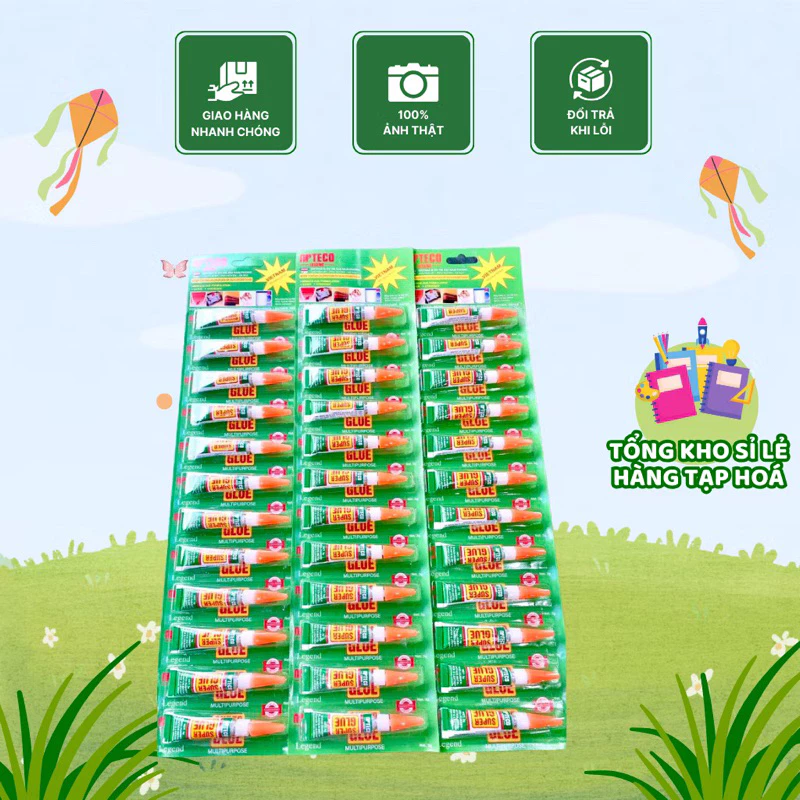 SỈ 24 Lọ Keo Dán đa năng.Dán giầy dép gỗ ủng các loại.Siêu chắc siêu bền