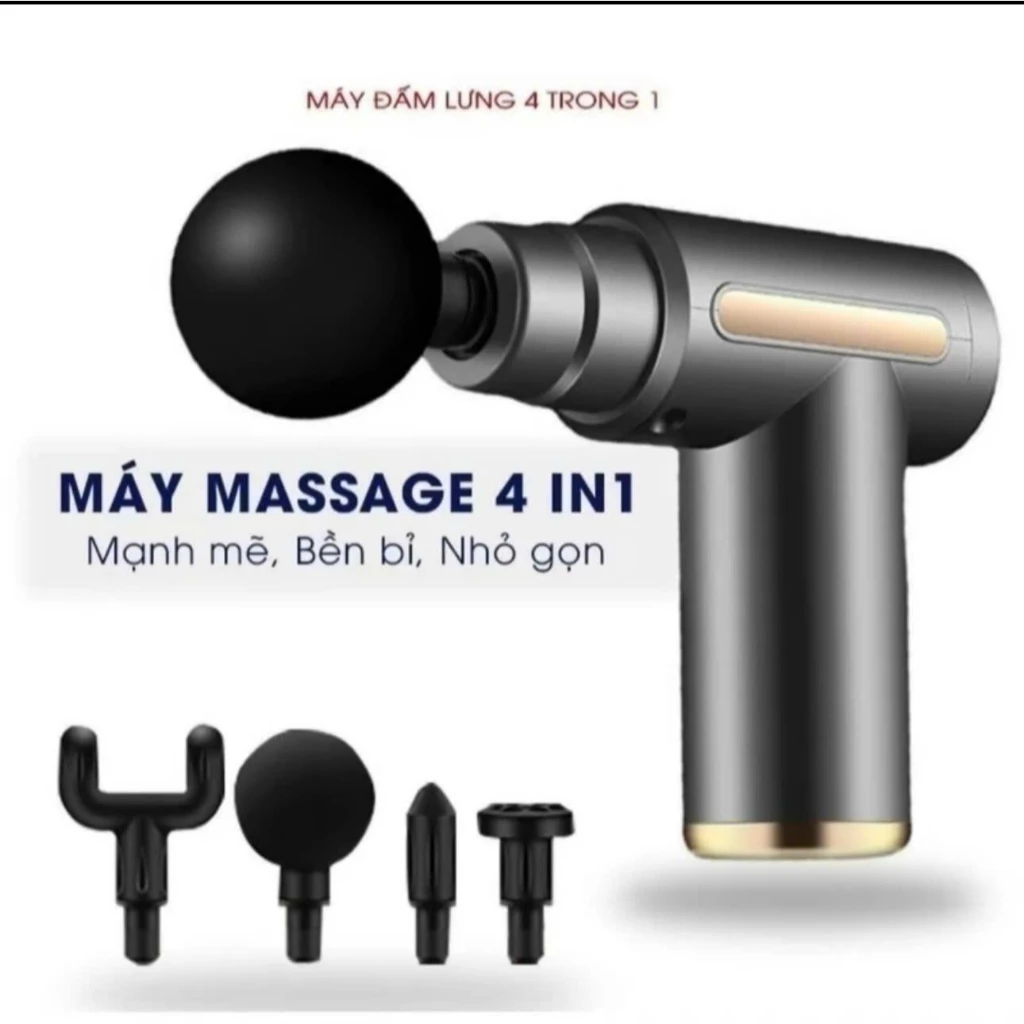 Máy Massage Cầm Tay Mini, Massage Toàn Thân 6 Cấp Độ Chữa đau nhức vai gáy đa công dụng