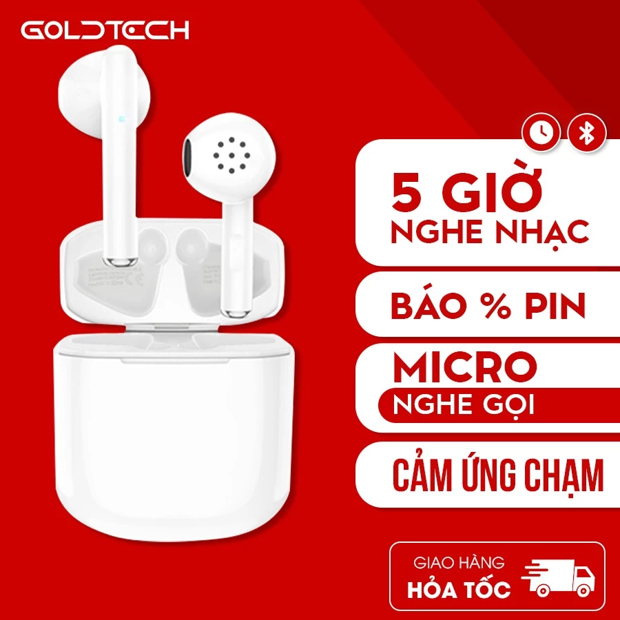 Tai nghe bluetooth không dây Hoco ES39, hỗ trợ định vị, đổi tên, pop-up, cảm ứng, nghe nhạc 5 giờ liên tục
